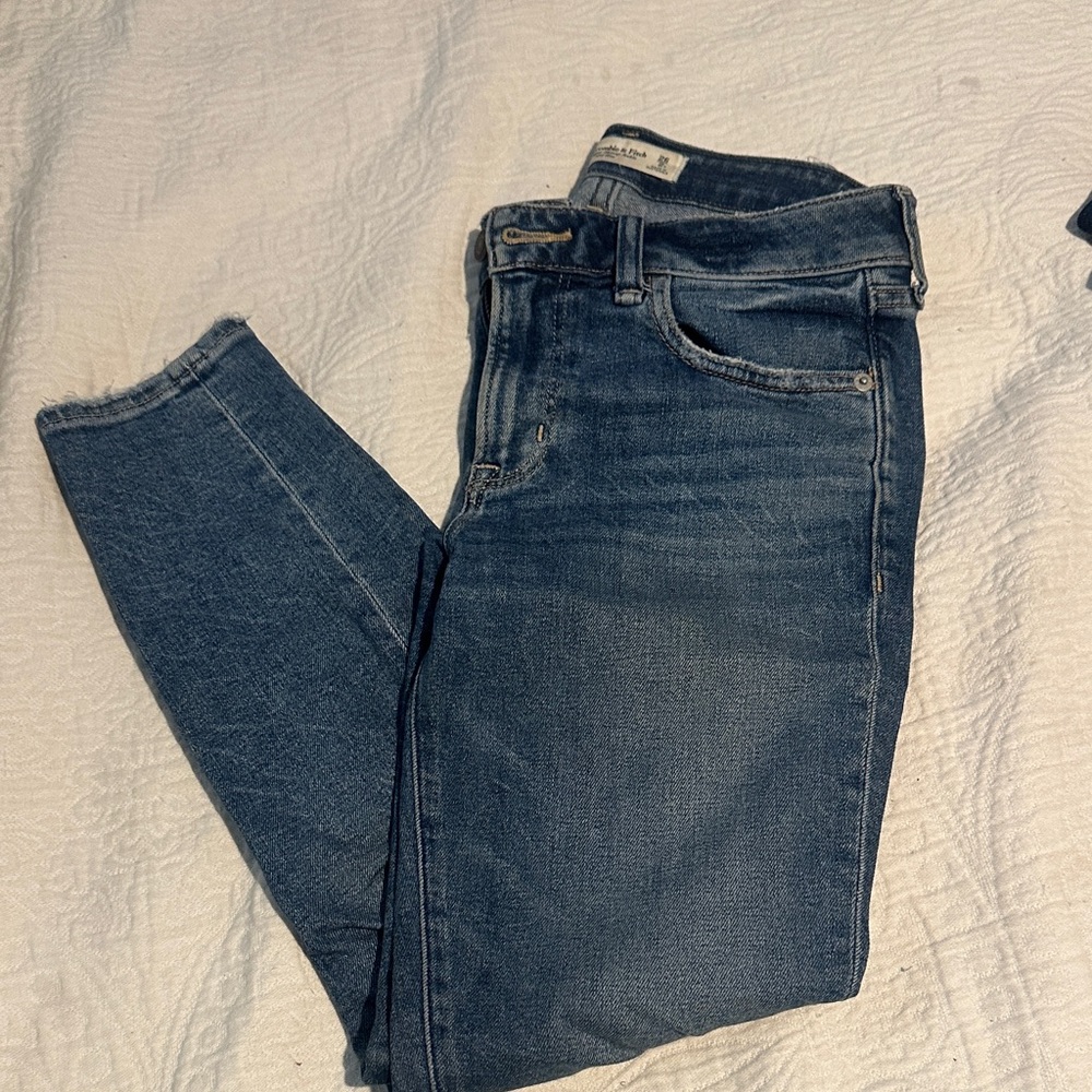 Abercrombie & Fitch Medium Blue Skinny Jeans